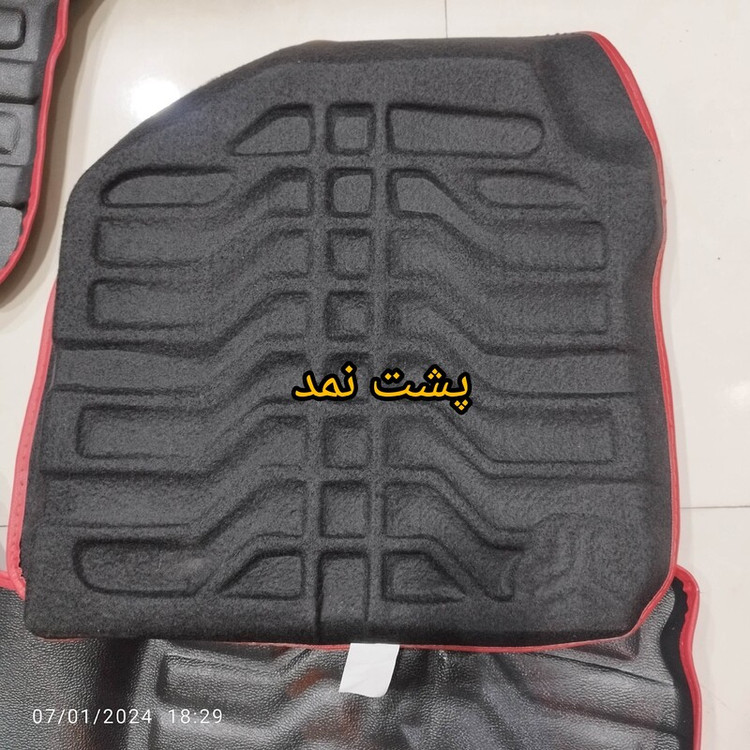 کفی سه بعدی کوییک تیبا 2 پشت نمد پلی اتیلن اکونومی