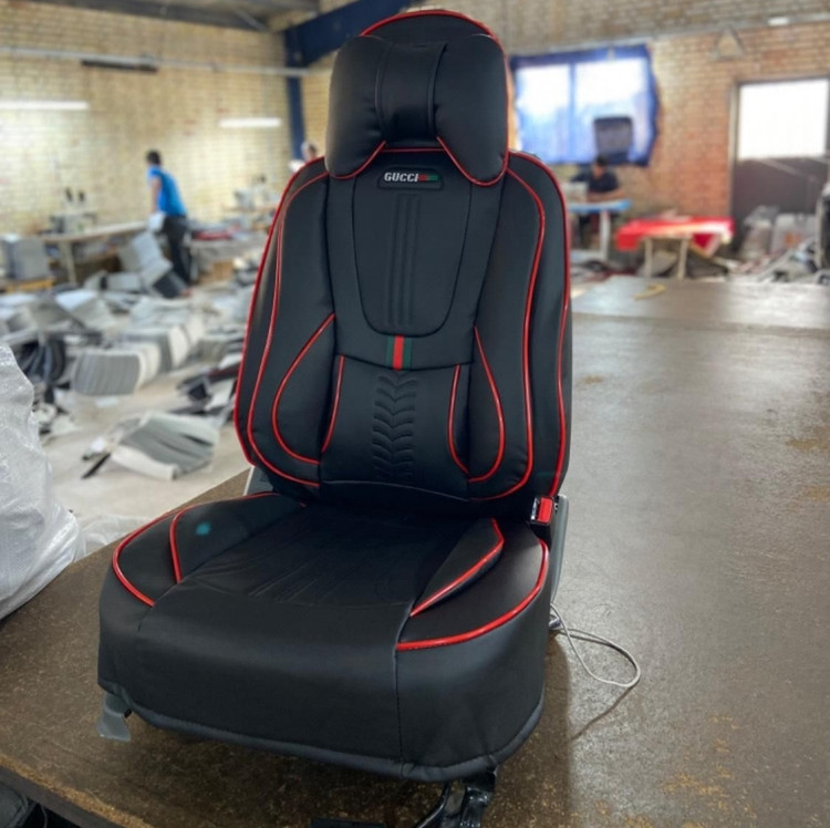 روکش صندلی پژوپرشیاقدیم آردی مشکی سفیدچرم طبی سوپر VIPدرجه یک با الگوی عالی برند پرند روکش